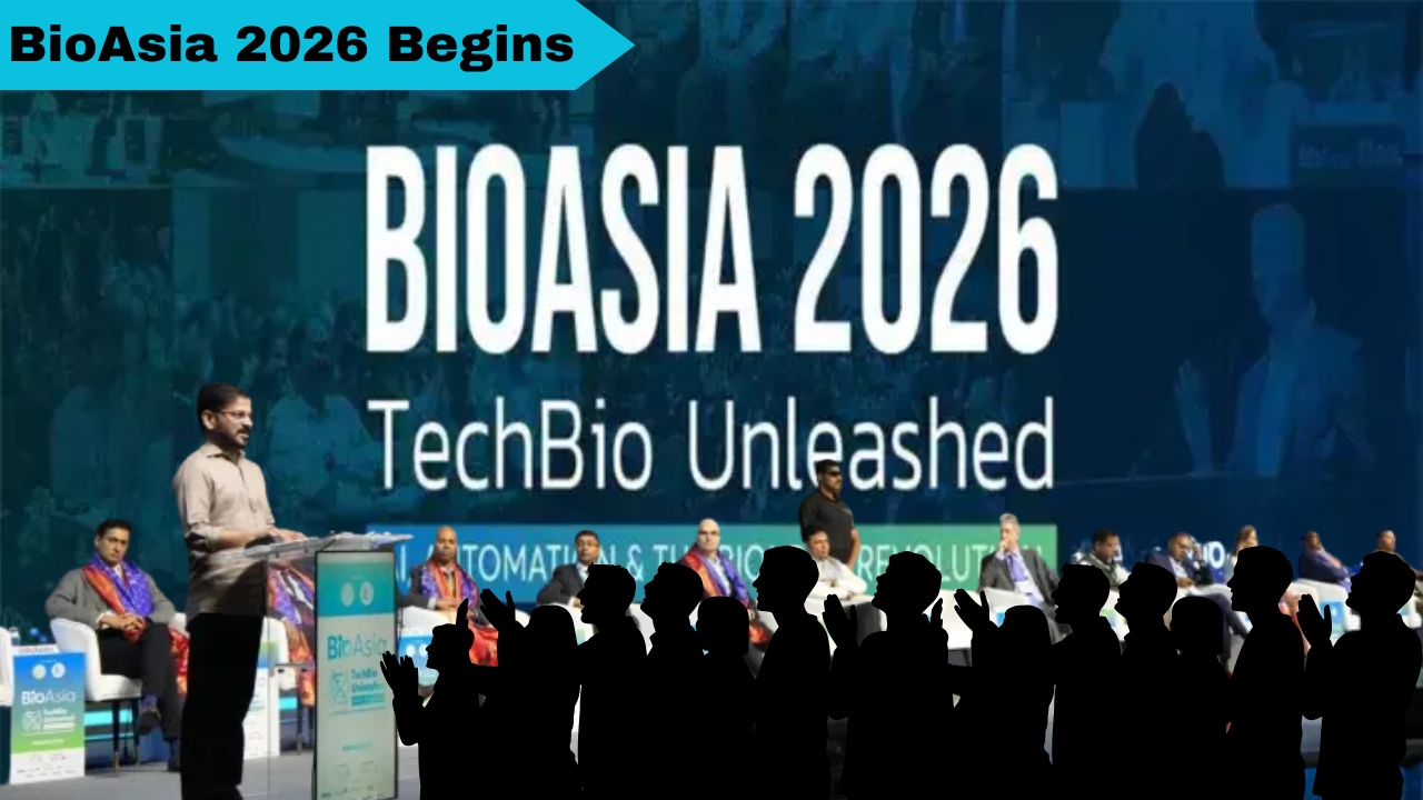 तेलंगाना में BioAsia 2026 का उद्घाटन