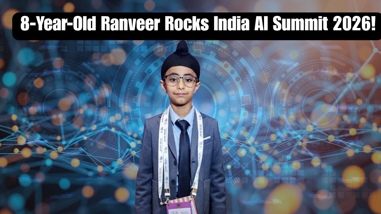 8 साल के रणवीर सचदेवा बने AI Impact Summit के सबसे छोटे वक्ता