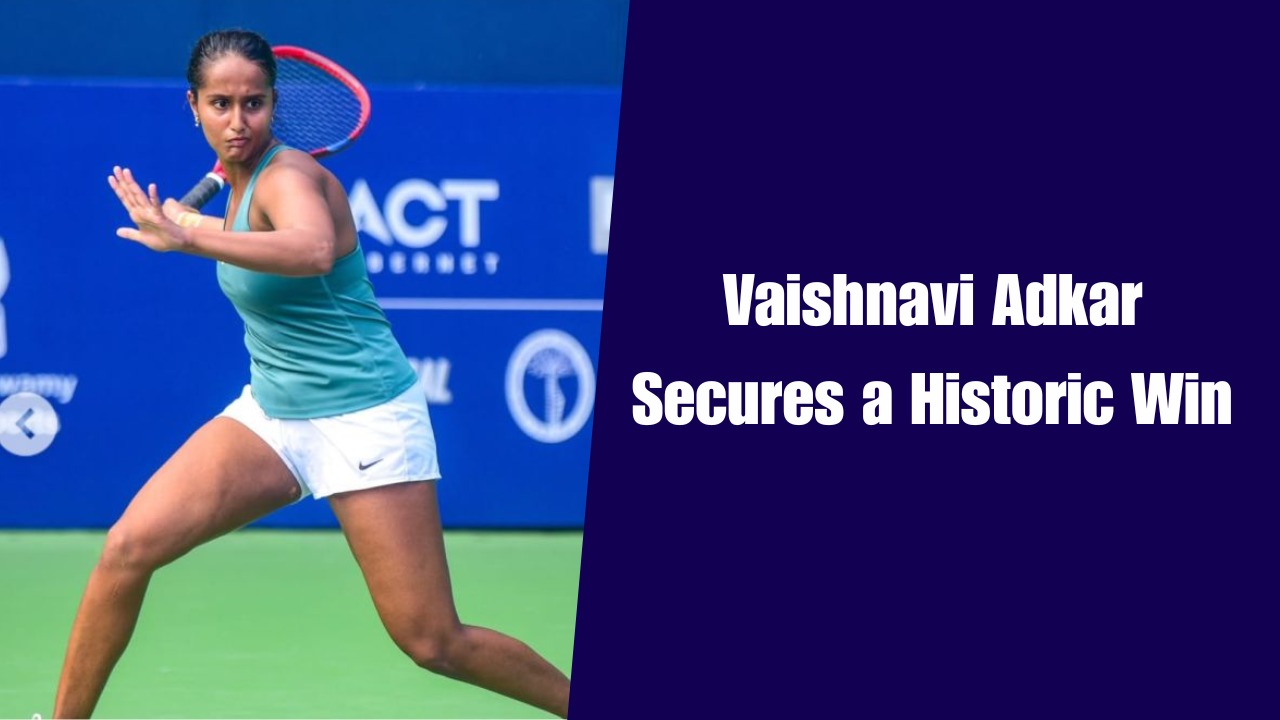 वैश्णवी अदकर बनीं W100 सिंगल्स फाइनल की पहली भारतीय